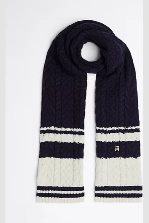 Tommy Hilfiger Sciarpa in maglia intrecciata di misto lana