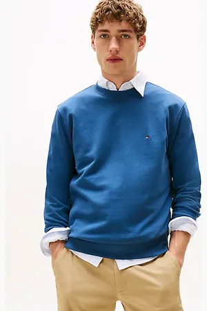 Tommy Hilfiger Felpa in spugna con bandierina ricamata