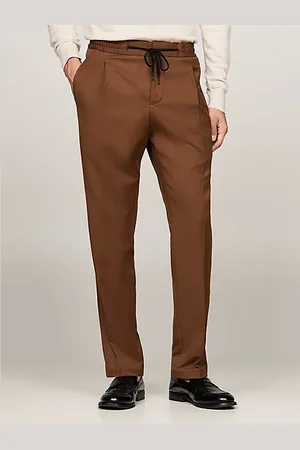 Tommy Hilfiger Pantaloni slim fit con lacci in vita