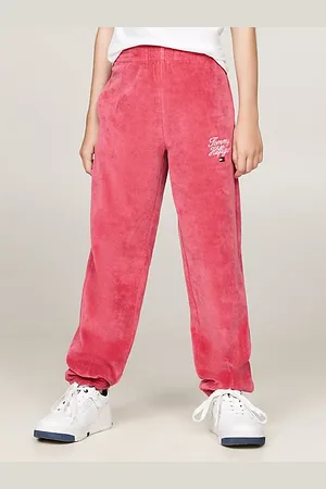 Tommy Hilfiger Joggers in velour con fascia elastica