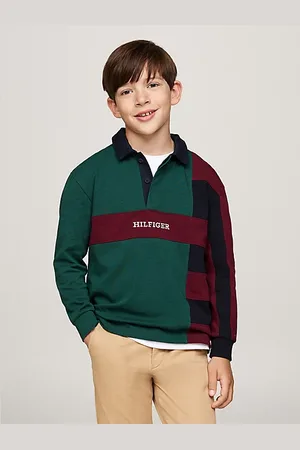 Tommy Hilfiger Polo regular fit color block a maniche lunghe