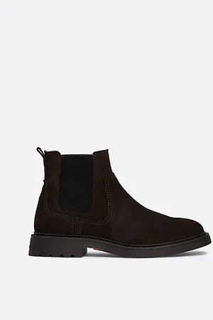 Tommy Hilfiger Stivaletti Chelsea leggeri in camoscio