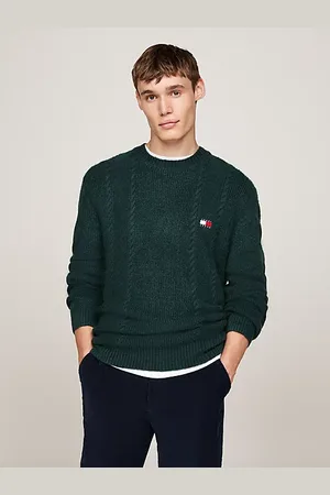 Tommy Hilfiger Pullover slim fit in maglia intrecciata