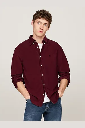 Tommy Hilfiger Camicia regular fit in velluto a coste