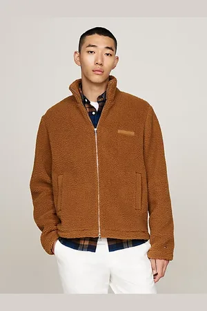 Tommy Hilfiger Felpa in sherpa con zip integrale