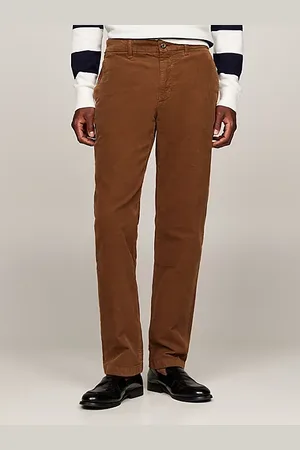 Tommy Hilfiger Pantaloni chino straight fit in velluto