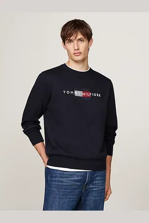 Tommy Hilfiger Felpa con logo ricamato sul petto