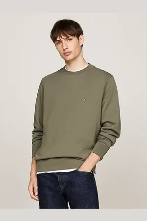 Tommy Hilfiger Felpa in spugna con bandierina ricamata