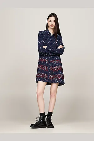 Tommy Hilfiger Chemisier mini con motivo a fiori