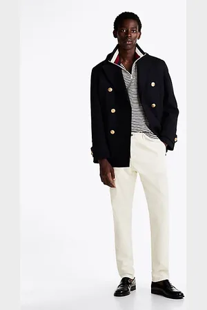 Tommy Hilfiger Pantaloni chino Harlem affusolati in velluto