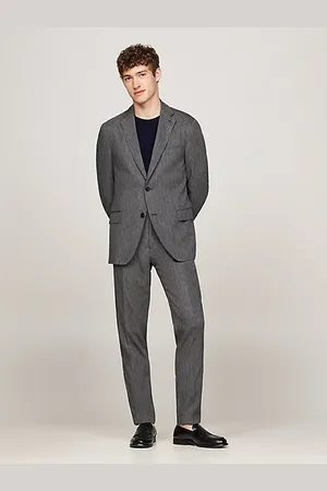 Tommy Hilfiger Completo monopetto con micromotivo gessato