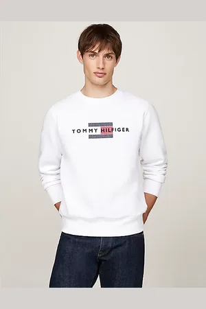 Tommy Hilfiger Felpa con logo ricamato sul petto