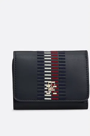 Tommy Hilfiger Portafogli trifold con nastro iconico