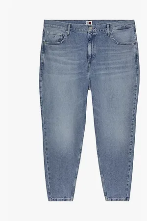 Tommy Hilfiger Jeans Mom Curve affusolati a vita alta sbiaditi