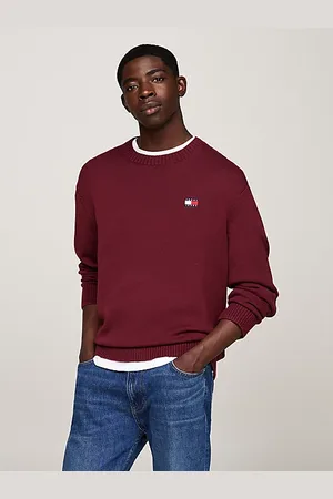 Tommy Hilfiger Pullover con lana e distintivo