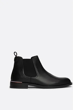 Tommy Hilfiger Stivaletti Chelsea con nastro iconico