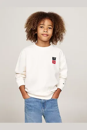 Tommy Hilfiger Felpa con logo sul retro