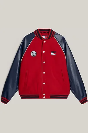 Tommy Hilfiger Giacca Varsity TJ x Game Day con logo sul retro