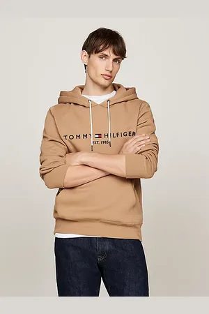 Tommy Hilfiger Felpa con cappuccio e logo ricamato