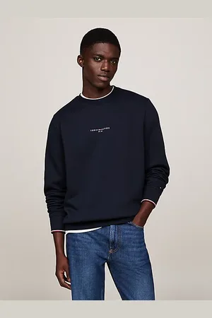 Tommy Hilfiger Felpa con righe a contrasto sui polsini
