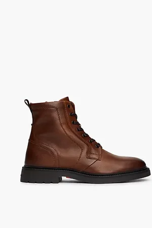 Tommy Hilfiger Stivaletti leggeri stringati in pelle