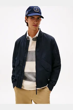 Tommy Hilfiger Bomber relaxed fit idrorepellente ripiegabile