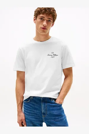 Tommy Hilfiger T-shirt con logo NYC e bandierina