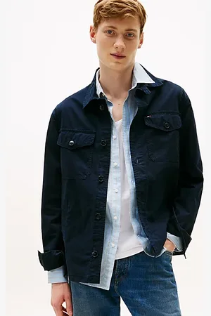 Tommy Hilfiger Giacca stile camicia in twill