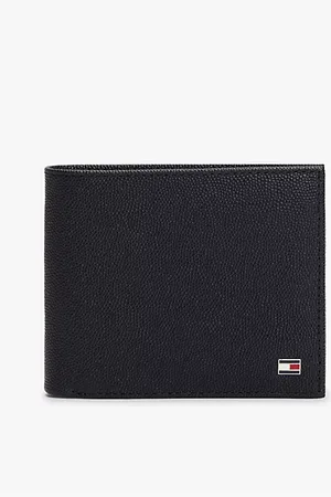 Tommy Hilfiger Portafogli in pelle con bandierina smaltata