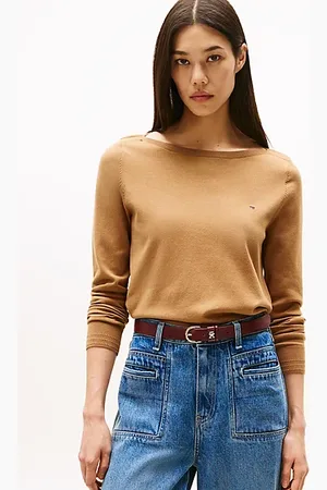 Tommy Hilfiger Pullover in jersey con scollatura a barca