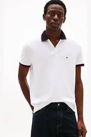 Tommy Hilfiger Polo con colletto in maglia a contrasto