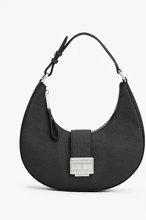 Tommy Hilfiger Borsa hobo con chiusura a scatto e logo