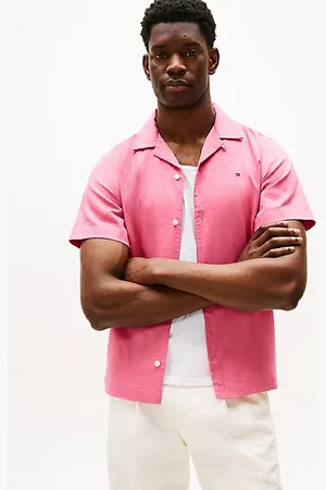 Tommy Hilfiger Camicia regular fit in misto lino