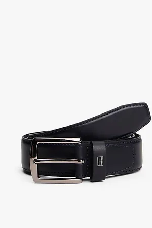 Tommy Hilfiger Cintura Denton in pelle con placchetta