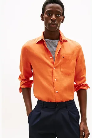 Tommy Hilfiger Camicia regular fit in puro lino