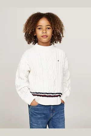 Tommy Hilfiger Pullover Global Stripe in ciniglia