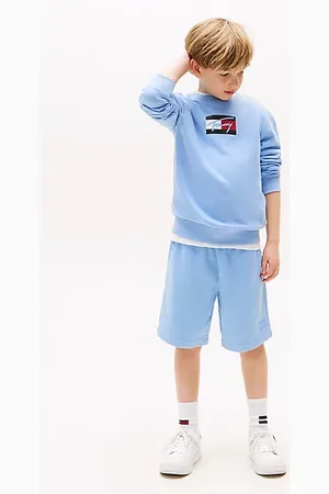Tommy Hilfiger Shorts sportivi con bandierina ricamata