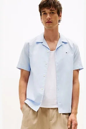 Tommy Hilfiger Camicia regular fit in misto lino