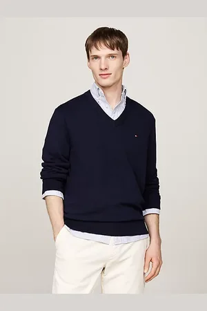 Tommy Hilfiger Pullover con scollatura a V e cashmere