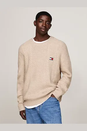 Tommy Hilfiger Pullover slim fit in maglia intrecciata
