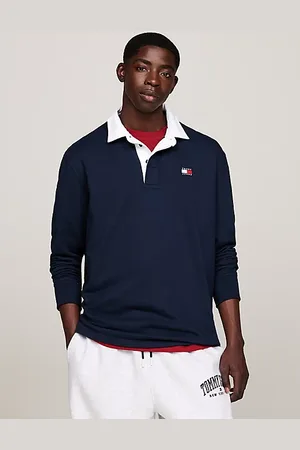 Tommy Hilfiger Polo rugby oversize con distintivo