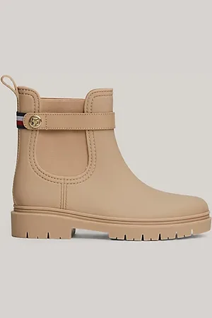 Tommy Hilfiger Stivaletti da pioggia in gomma con placchetta