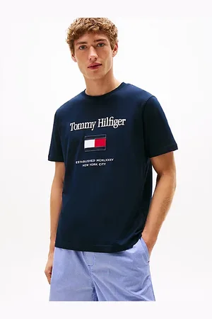 Tommy Hilfiger T-shirt in jersey con bandiera