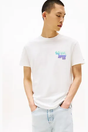 Tommy Hilfiger T-shirt con logo 3D e grafica sul retro