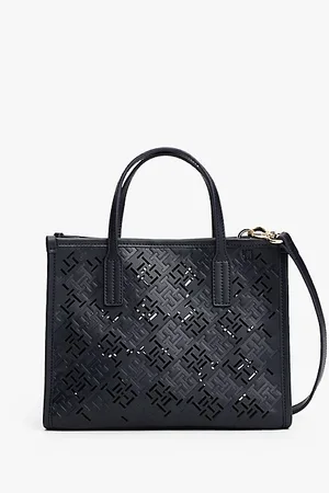 Tommy Hilfiger Borsa tote City con monogrammi TH