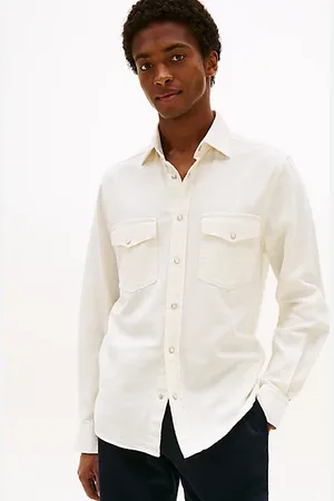 Tommy Hilfiger Camicia Smart Casual regular fit in misto lino