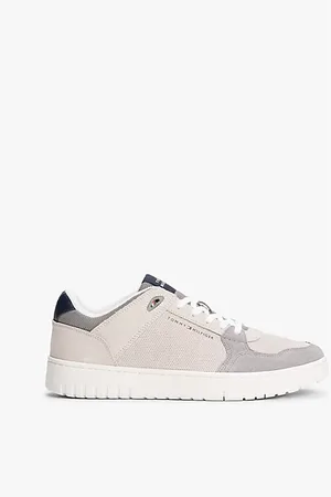 Tommy Hilfiger Sneakers stile basket leggere in camoscio