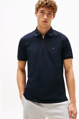 Tommy Hilfiger Polo Performance in piqué con zip