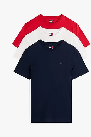 Tommy Hilfiger 3 pack T-shirt extra slim fit con bandierina
