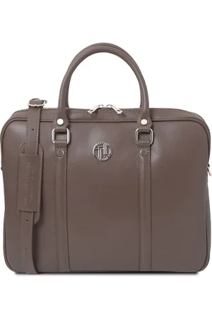 Tuscany Leather Borsa porta computer da donna in pelle saffiano